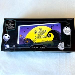 Paladone, Disney Tim Burton's The Nightmare Before Christmas Logo Light NEW